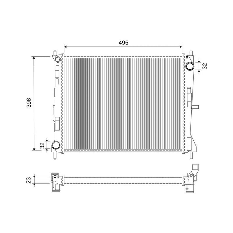 Valeo Engine Radiator 732903