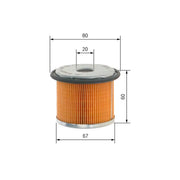 Bosch Fuel Filter Element 1 457 431 713