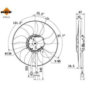 NRF Engine Cooling Fan 470111
