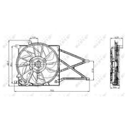 NRF Engine Cooling Fan 47015