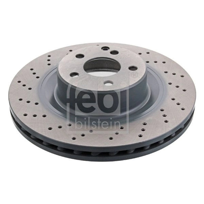 Febi Brake Disc Set Perforated/Vented Front 44032