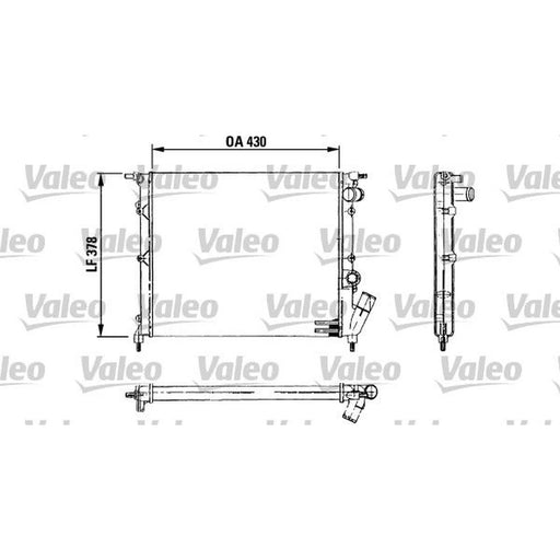 Valeo Engine Radiator 730499