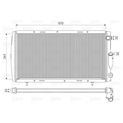Valeo Engine Radiator 730140