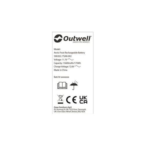 Outwell Arctic Frost Rechargeable Battery - Outwell - Van Life Living