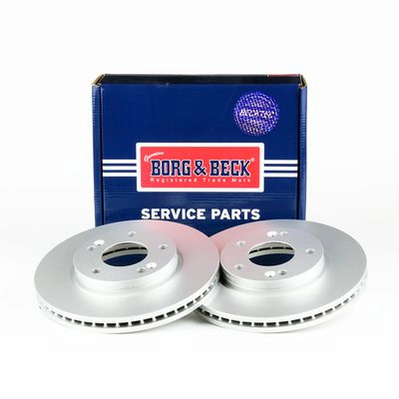 Borg & Beck 2 x Vented Front Brake Discs BBD4338-x2