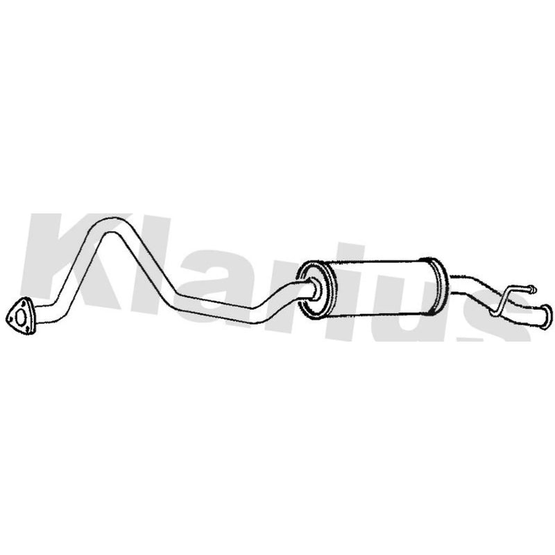 Klarius Box With Tail Pipe Rear LR228L