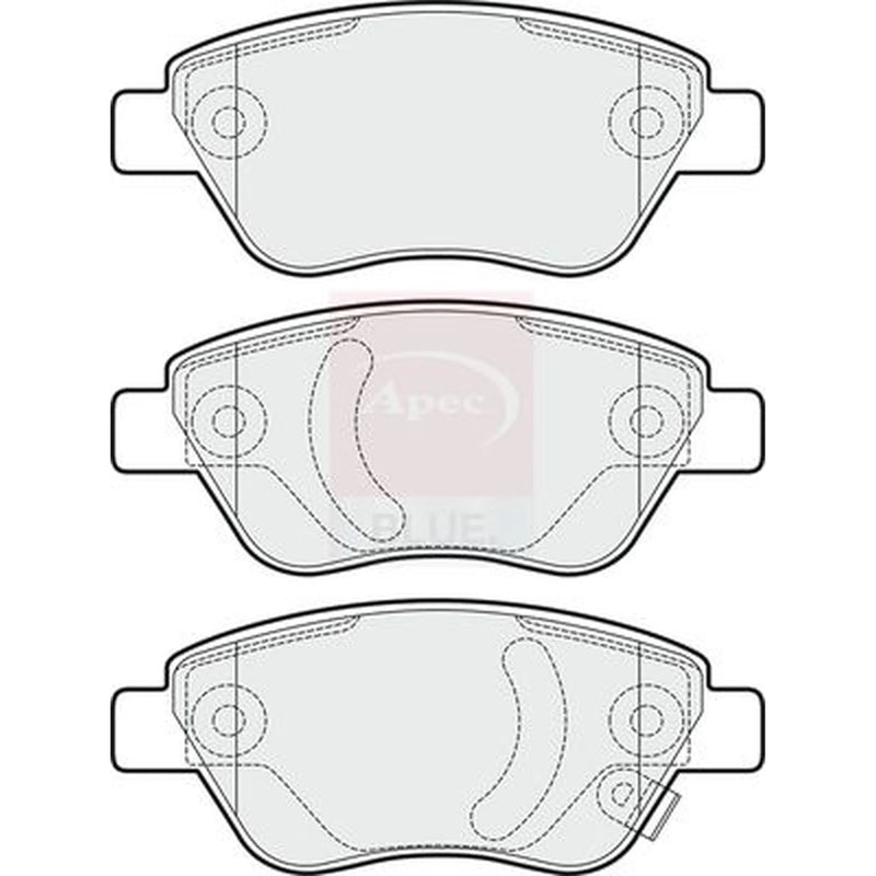 Apec Front Brake Pad Set PD3064