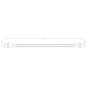 Juratek Brake Hydraulic Hose Line inner JBH1579R