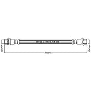 Abtex Brake Hydraulic Hose Line inner ABH1097