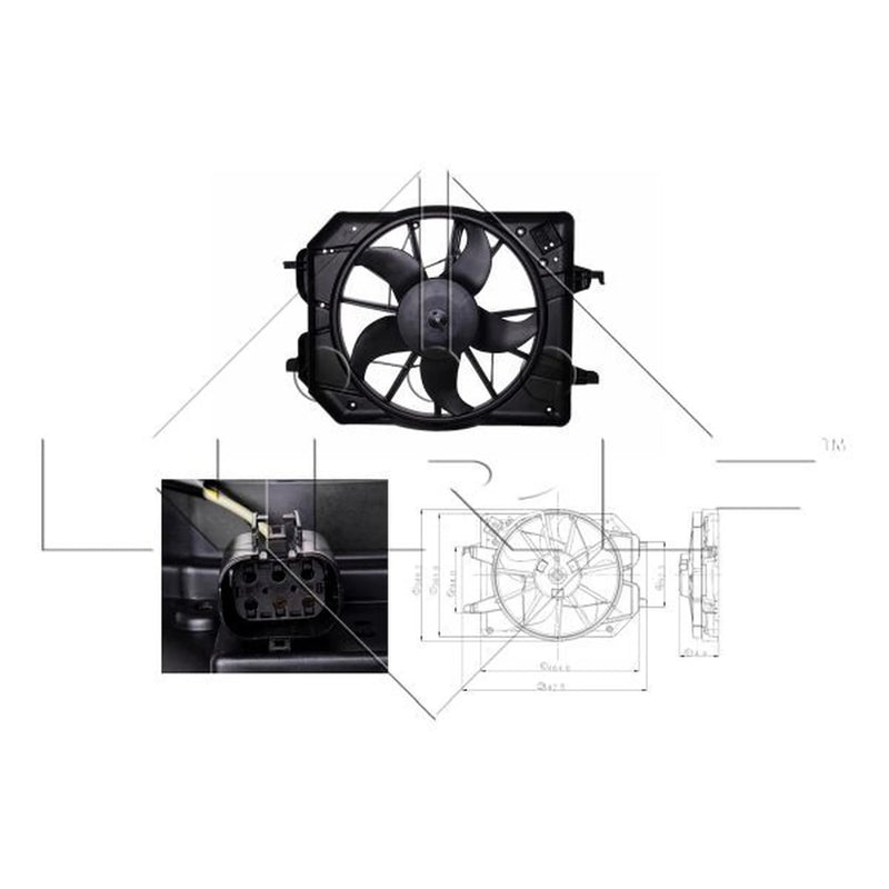 NRF Engine Cooling Fan 47021