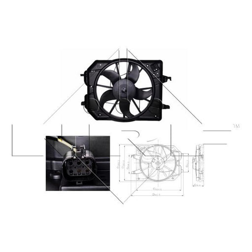 NRF Engine Cooling Fan 47021