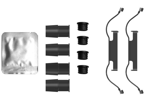 Textar Accessory Kit, brake caliper 82555800