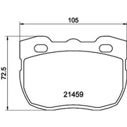 DON Front Brake Pad Set PCP2183