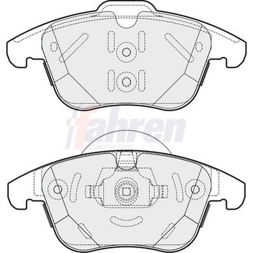 Fahren Front Brake Discs & Pads fits Land Rover Range Rover Evoque 2011-2019