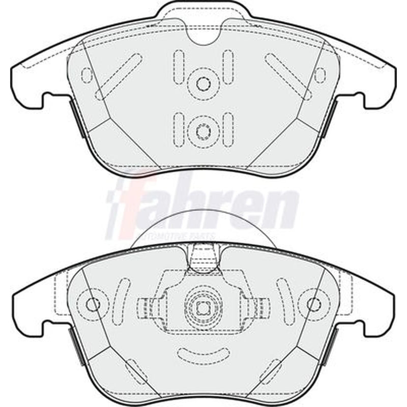 Fahren Front Brake Pad Set fits Land Rover Range Rover Evoque 2011-2019 2.0 2.2