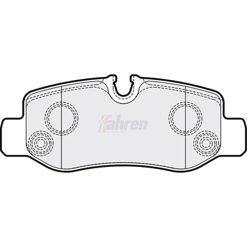 Fahren Rear Brake Pad Set FBP3765
