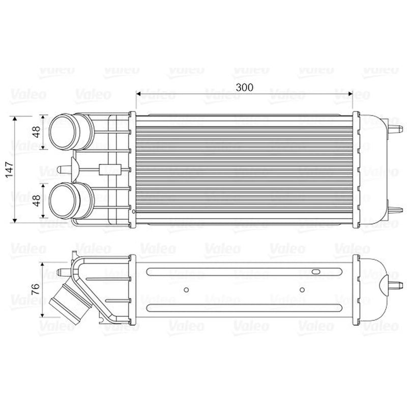 Valeo Intercooler (Charge Air Cooler) 818663
