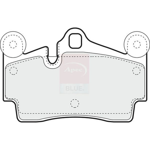 Apec Rear Brake Pad Set PD3332