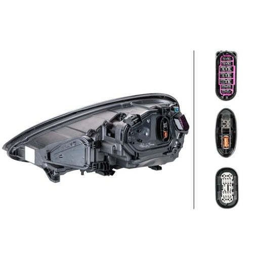 Hella Headlight Headlamp D1S/H7 Right 1ZT 011 099-521