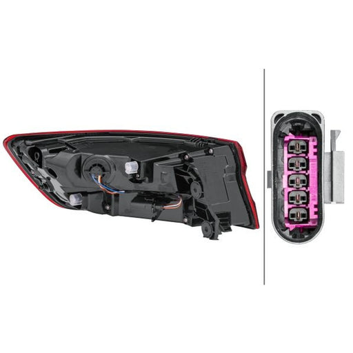 Hella Tail Light / Lamp LED Right 2SD 012 246-181