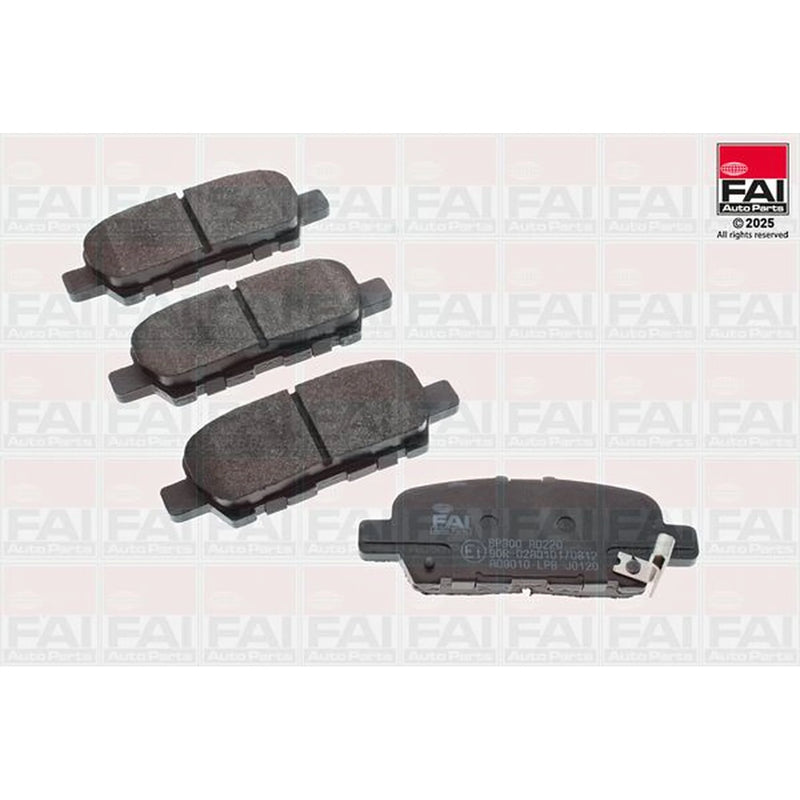 FAI Rear Brake Pad Set BP300