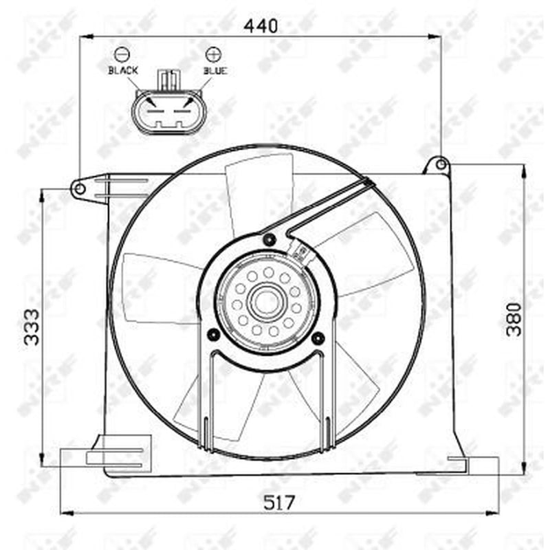 NRF Engine Cooling Fan 47484