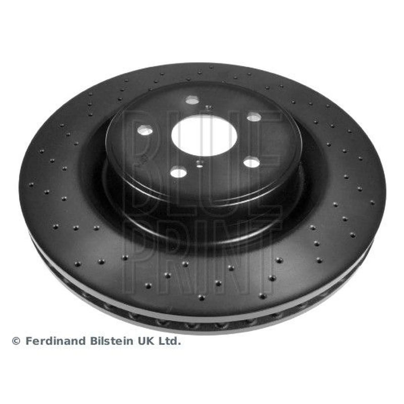 Blue Print 2 x Perforated/Vented Front Brake Discs ADT343267