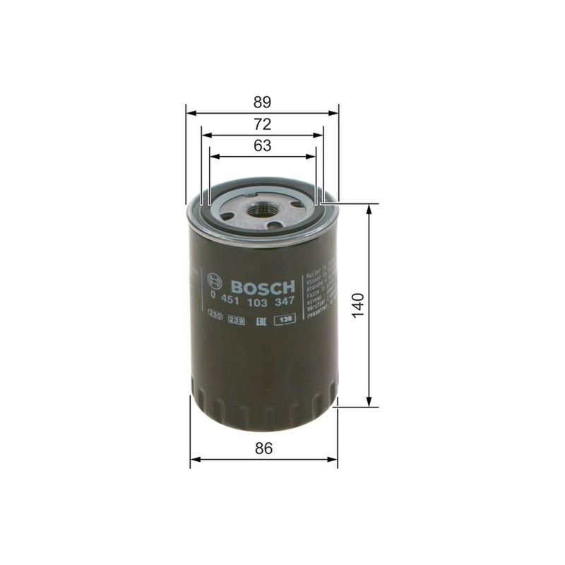 Bosch Engine Oil Filter 0 451 103 347
