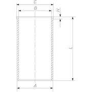 Mahle Engine Cylinder Liner Sleeve 101mm 099 LD 00101 000