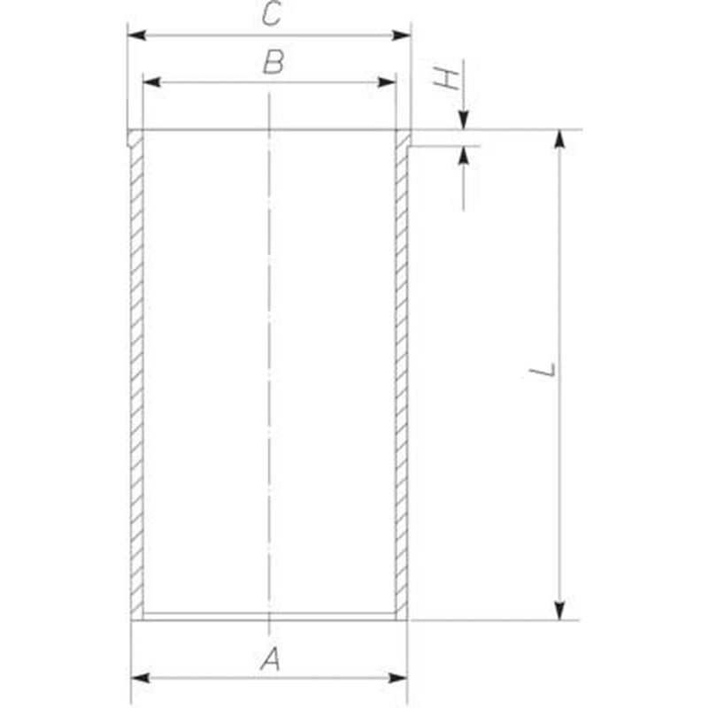 Mahle Engine Cylinder Liner Sleeve 101mm 099 LD 00101 000
