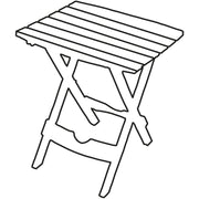 Fleetwood slatted side table F0020G - Quest - Van Life Living