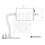 Blue Print Fuel Filter Element ADBP230031