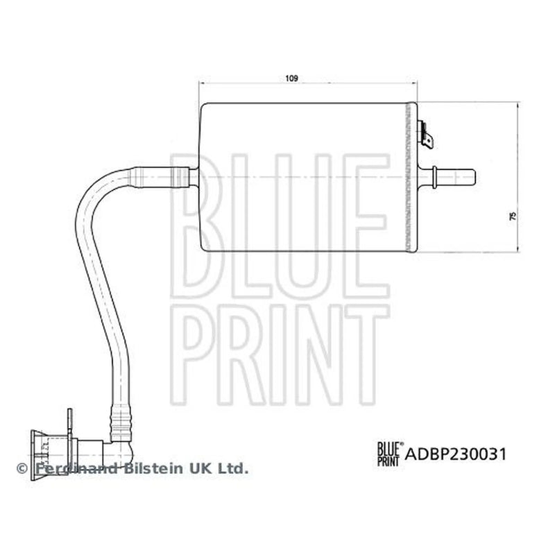 Blue Print Fuel Filter Element ADBP230031