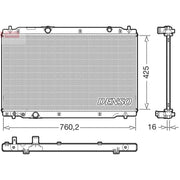 Denso Engine Radiator DRM40107