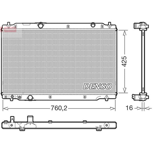 Denso Engine Radiator DRM40107