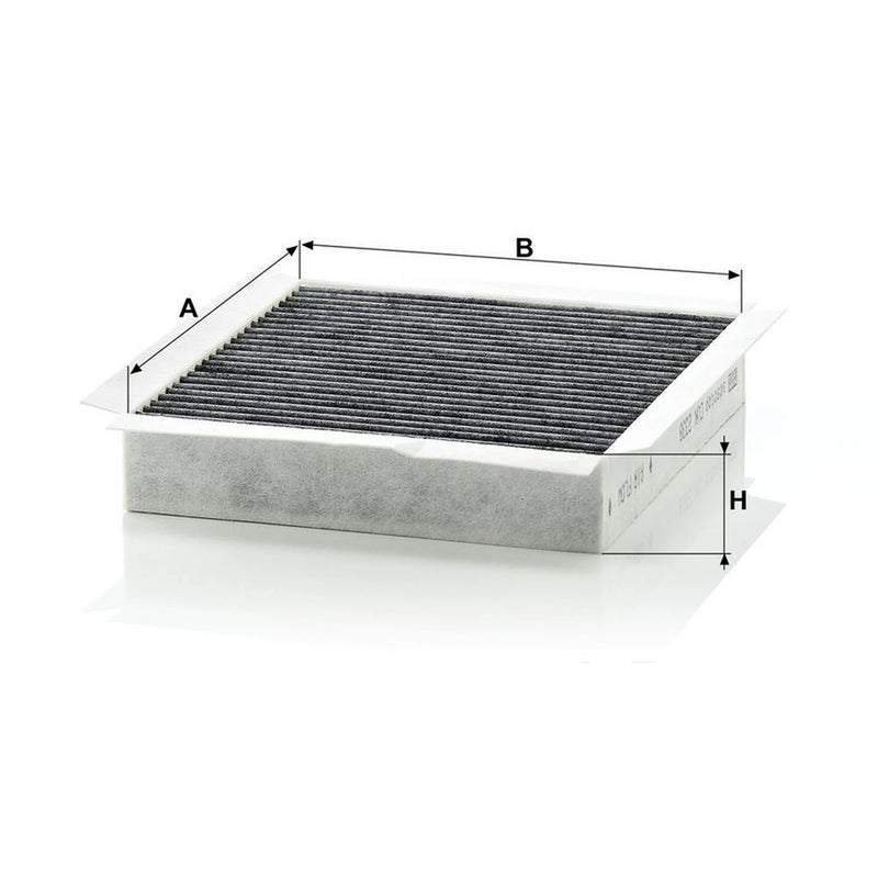 MANN-FILTER Cabin Air Filter (Pollen Filter) below th CUK 2338