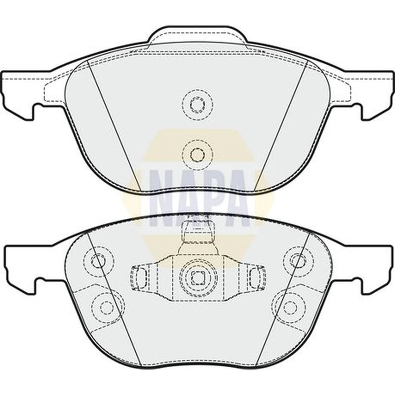 NAPA Front Brake Pad Set NBP1599