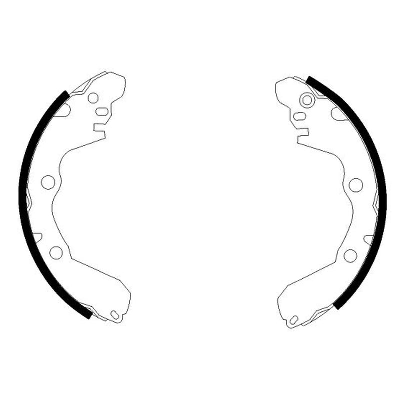 Textar Brake Shoe Set Axle Kit 91047500
