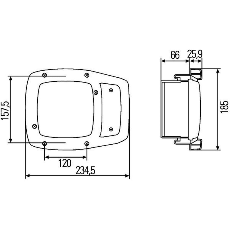 Hella Headlight Headlamp T4W Left 1SA 996 120-311