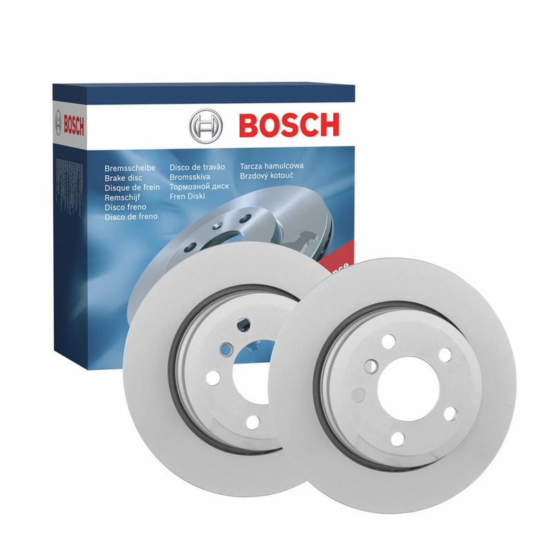Bosch 2 x Vented Rear Brake Discs 0986479166-x2