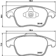 Mintex Front Brake Pad Set MDB4201