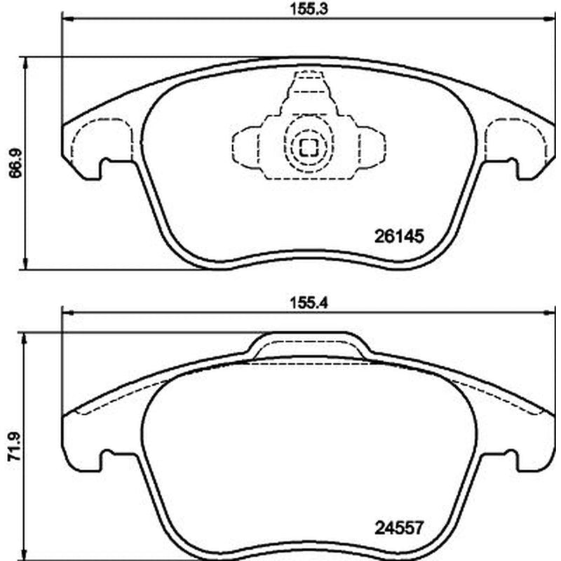Mintex Front Brake Pad Set MDB4201