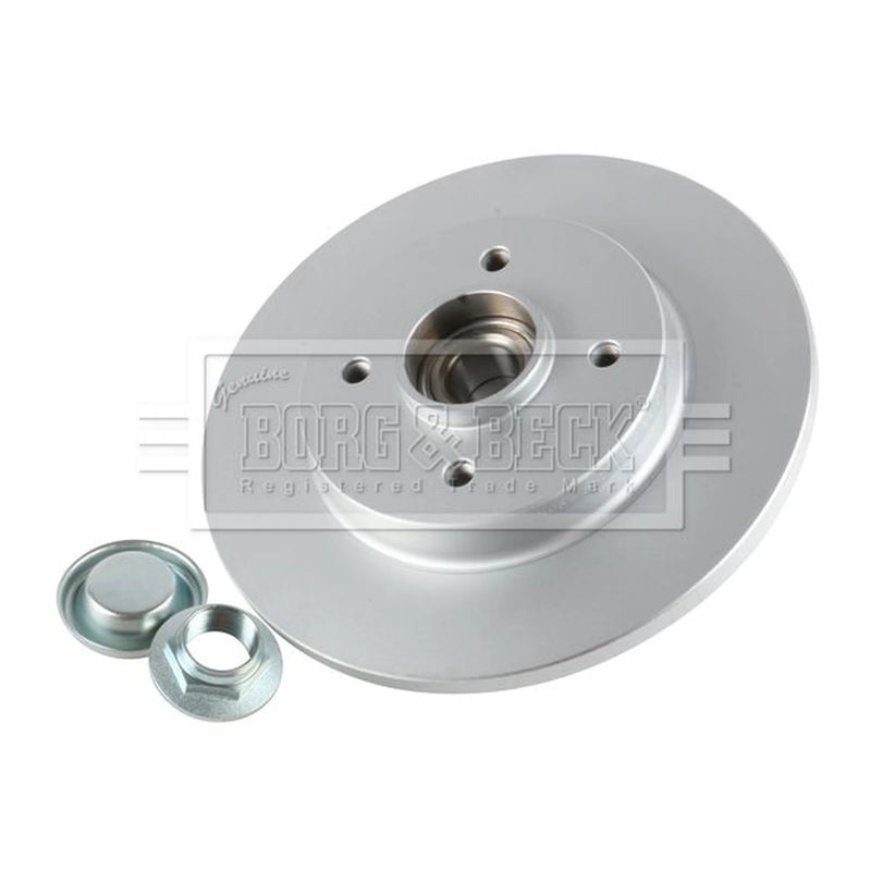 Borg & Beck 2 x Solid Rear Brake Discs BBD5842S-x2