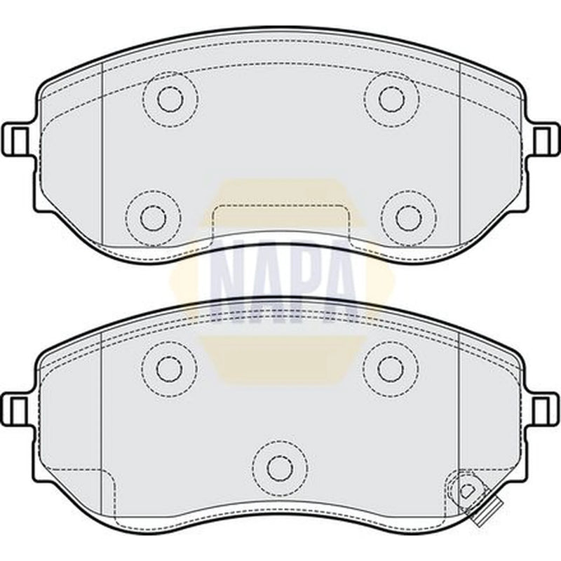 NAPA Front Brake Pad Set NBP1798