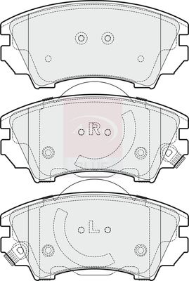 Apec Blue PD3253 Brake Pad Set, disc brake