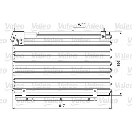 Valeo Air Conditioning Condenser 814034