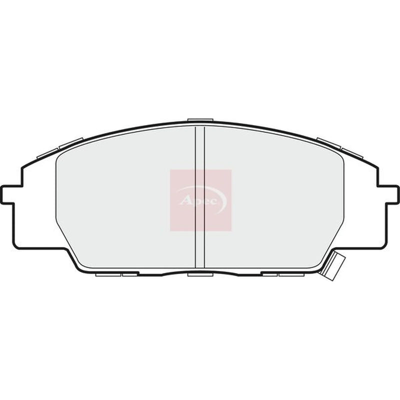 Apec Front Brake Pad Set PAD1128