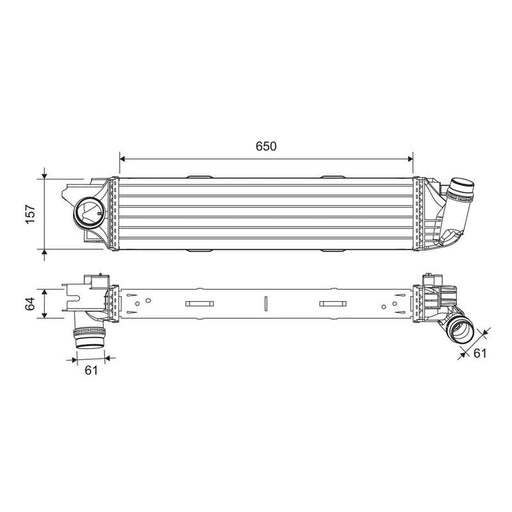 Valeo Intercooler (Charge Air Cooler) 818299