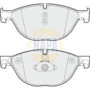 NAPA Front Brake Pad Set NBP1124