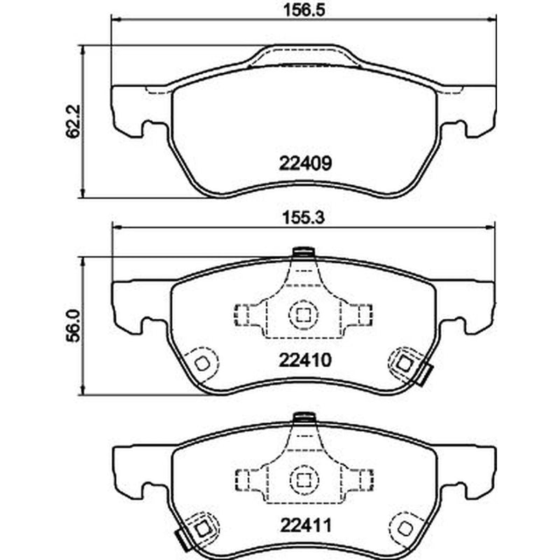 DON Front Brake Pad Set PCP2087